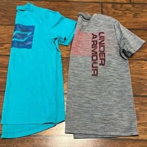 Bundle boys Under Armour tshirts M